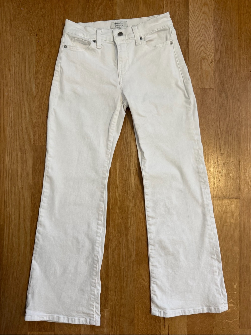Banana Republic White Flare Jeans